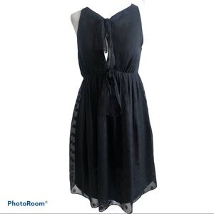 Milly of New York Silk Polka Dot Mini Dress Size 2